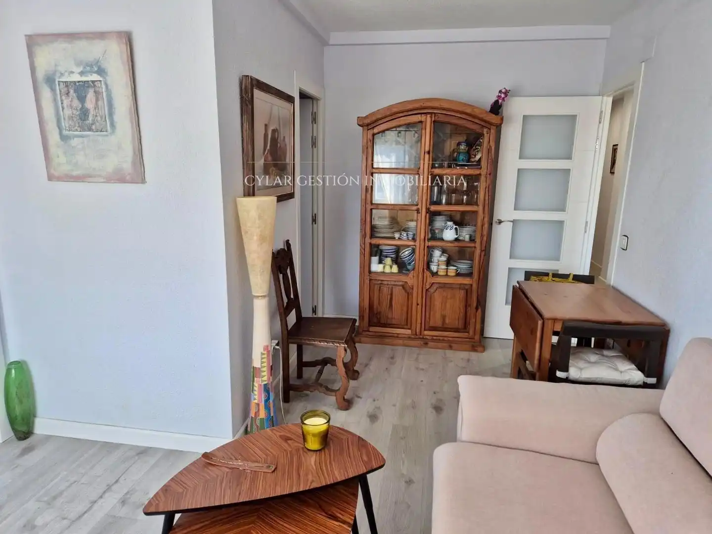 Wohnzimmer von Wohnung zum Verkauf in Terradillos mit Heizung, Parkett und Terrasse
