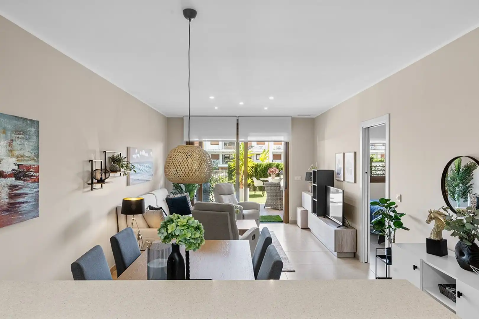 Sala de estar de Piso en venta en Orihuela con Aire acondicionado, Calefacción y Jardín privado