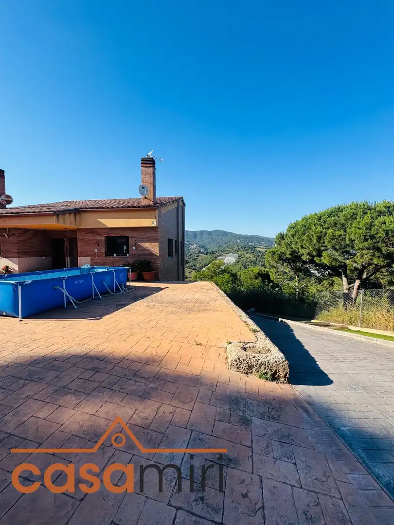 Terraza de Casa o chalet en venta en Sant Cebrià de Vallalta con Aire acondicionado, Calefacción y Jardín privado