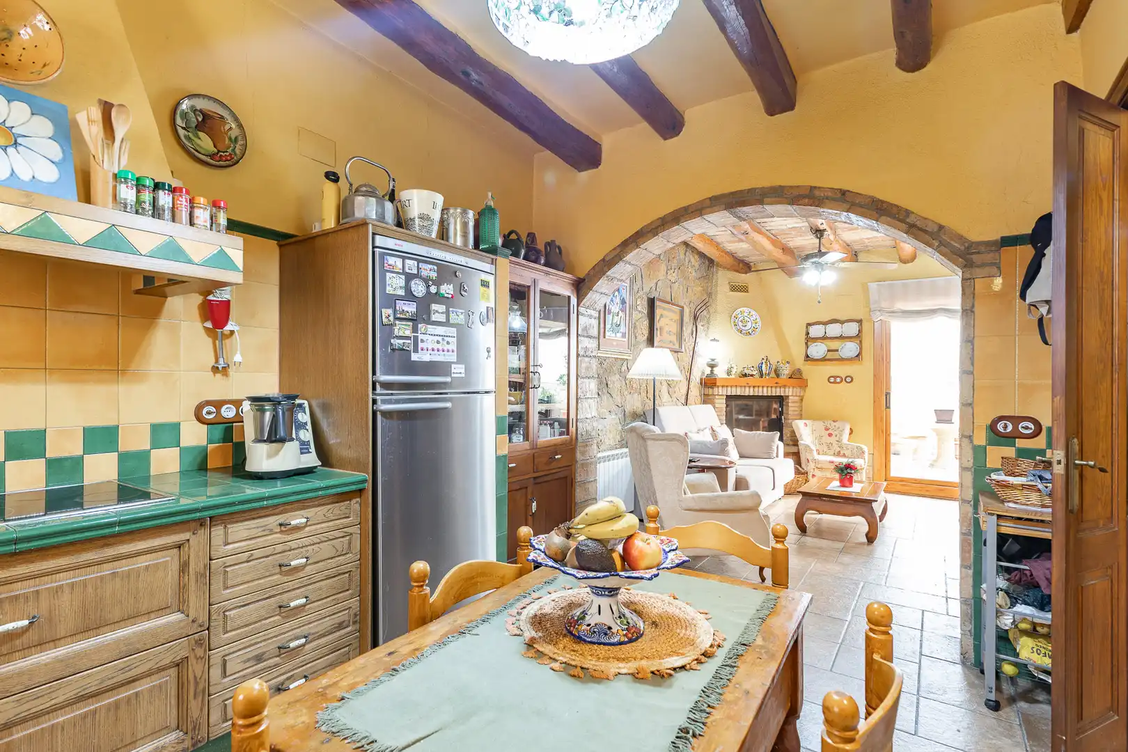 Cocina de Casa adosada en venta en Torrelavit con Calefacción y Terraza