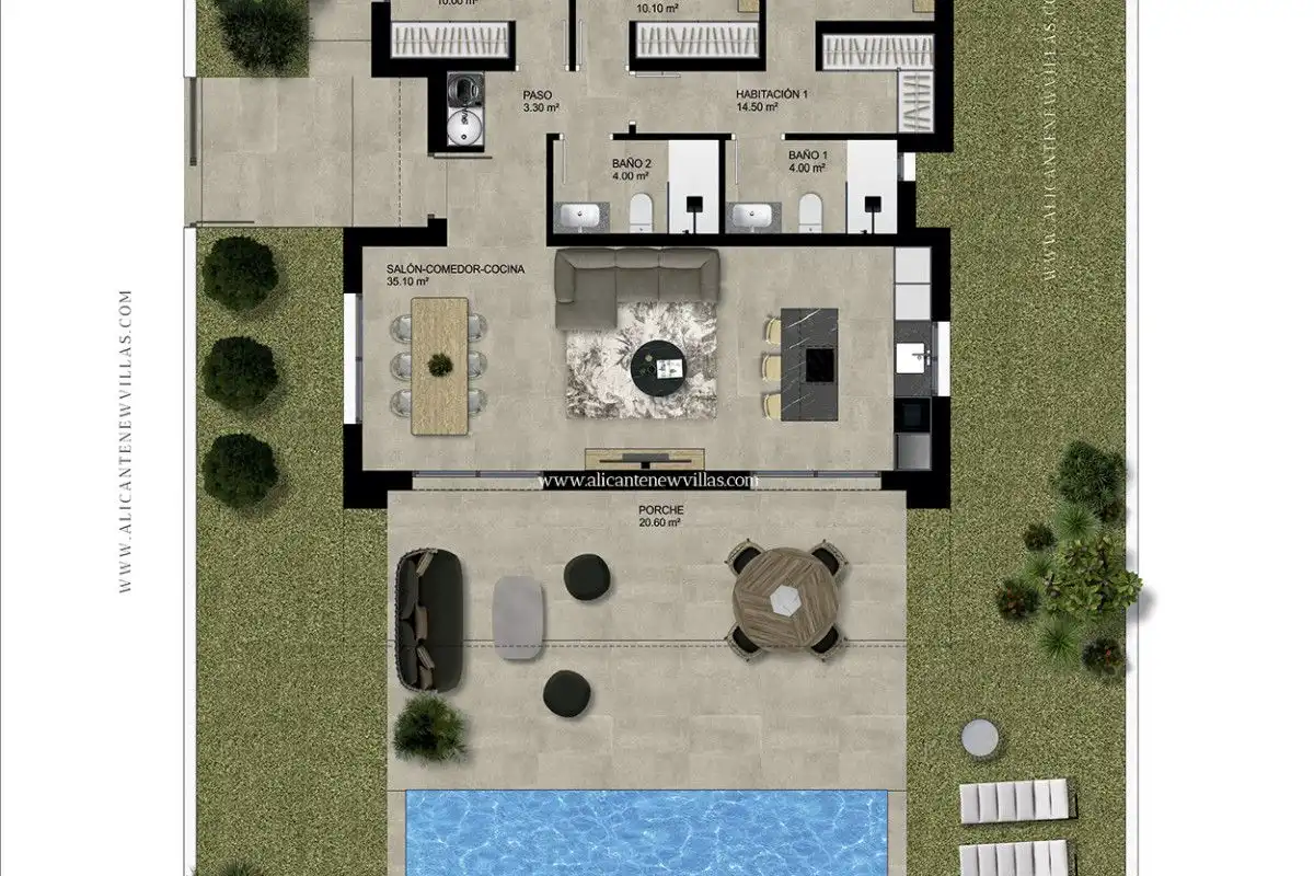 Chalet con piscina en venta en Hondón de las Nieves / El Fondó de les Neus, imagen 14