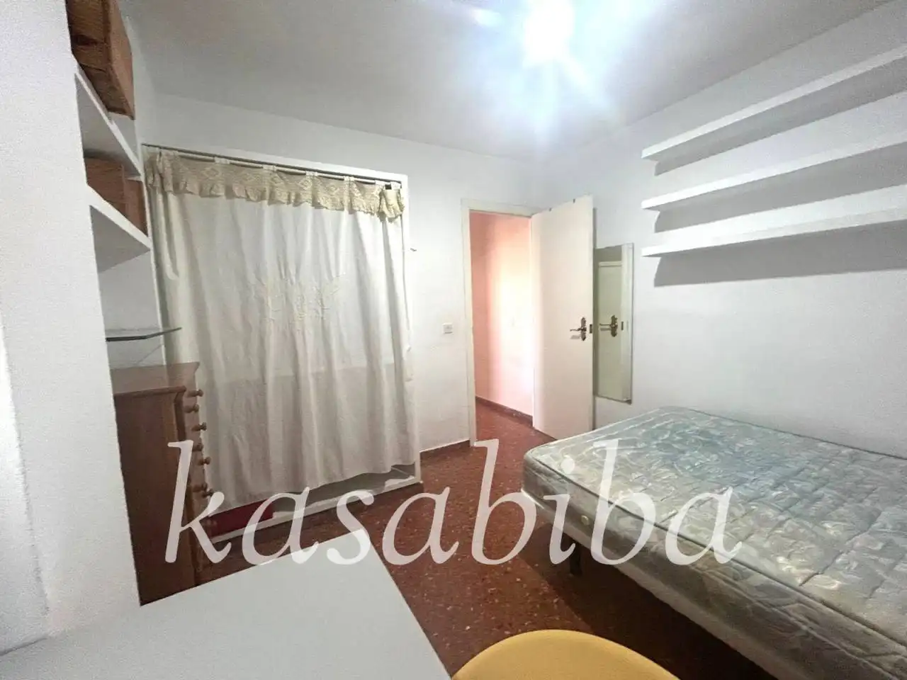 Bedroom of Flat for rent in Valencia  with Heating, Furnished and Balcony