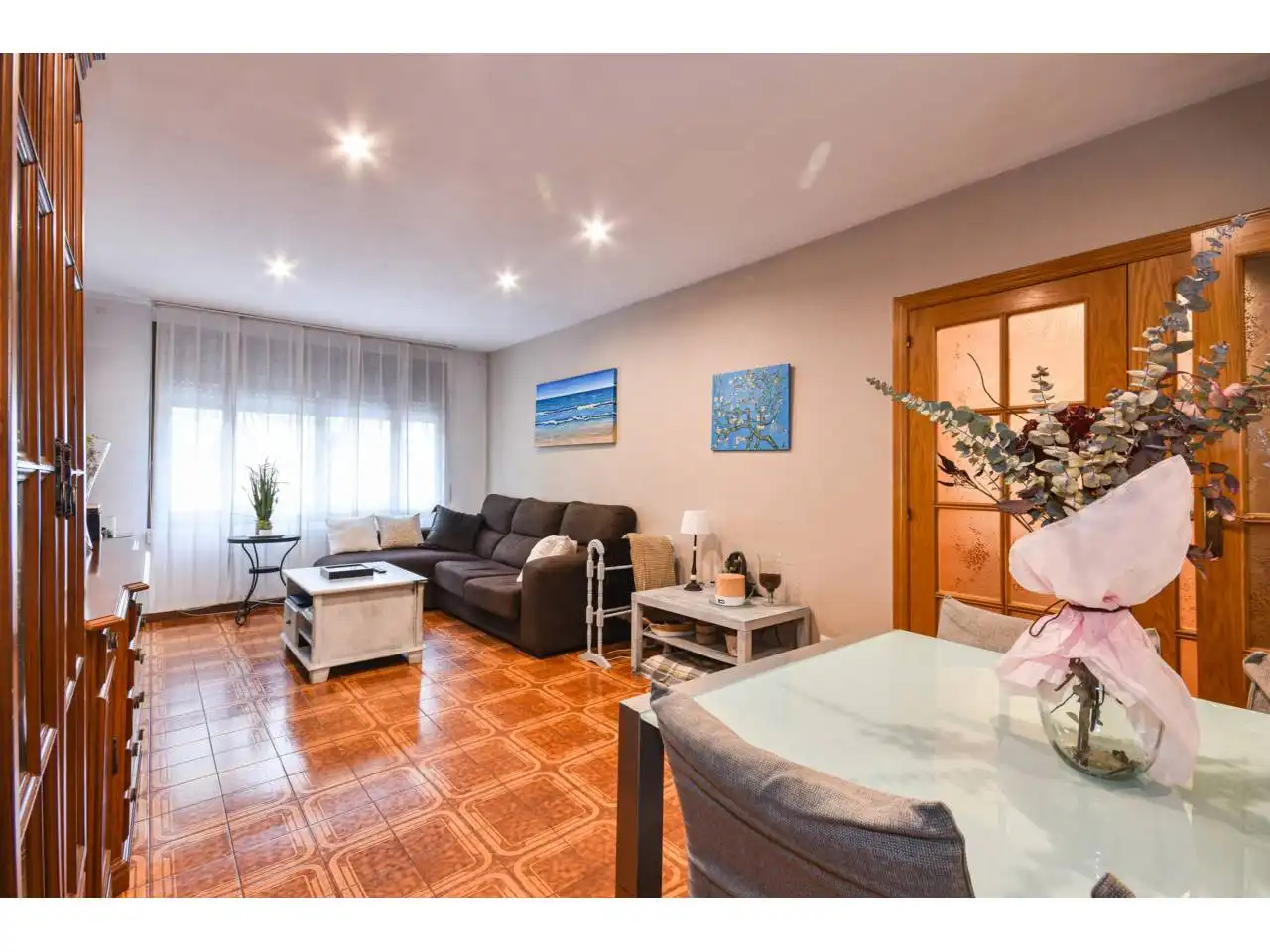 Sala d'estar de Pis en venda en Mataró amb Balcó