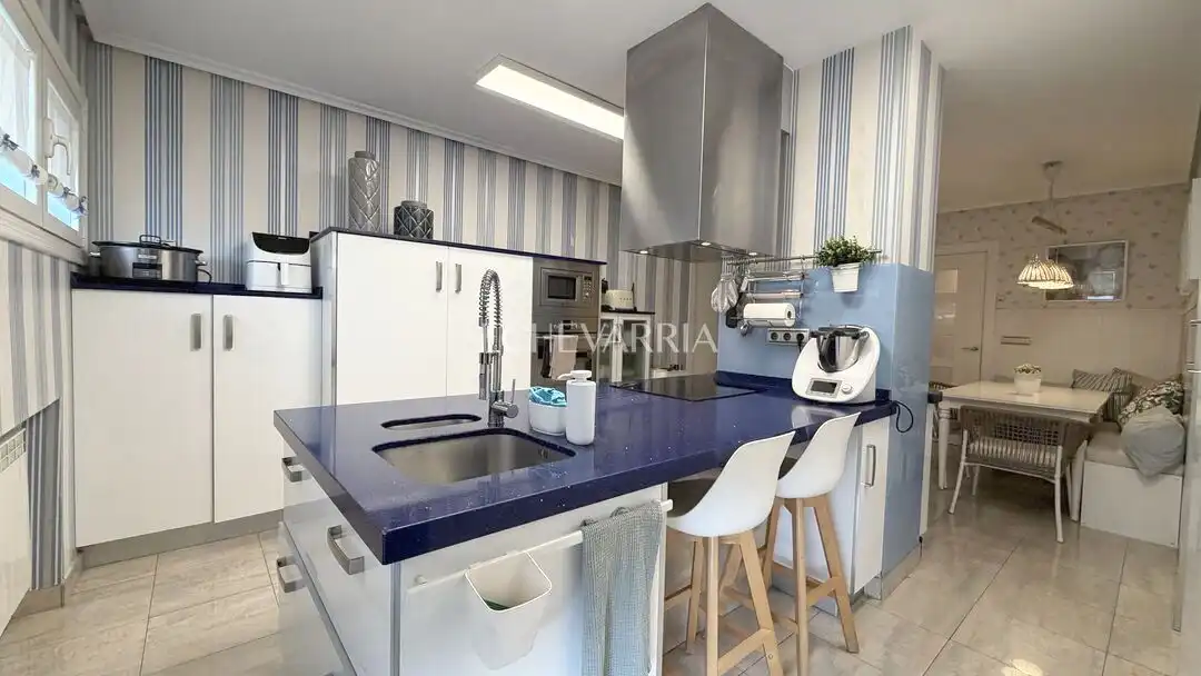 Cocina de Piso en venta en Leioa con Calefacción, Jardín privado y Terraza