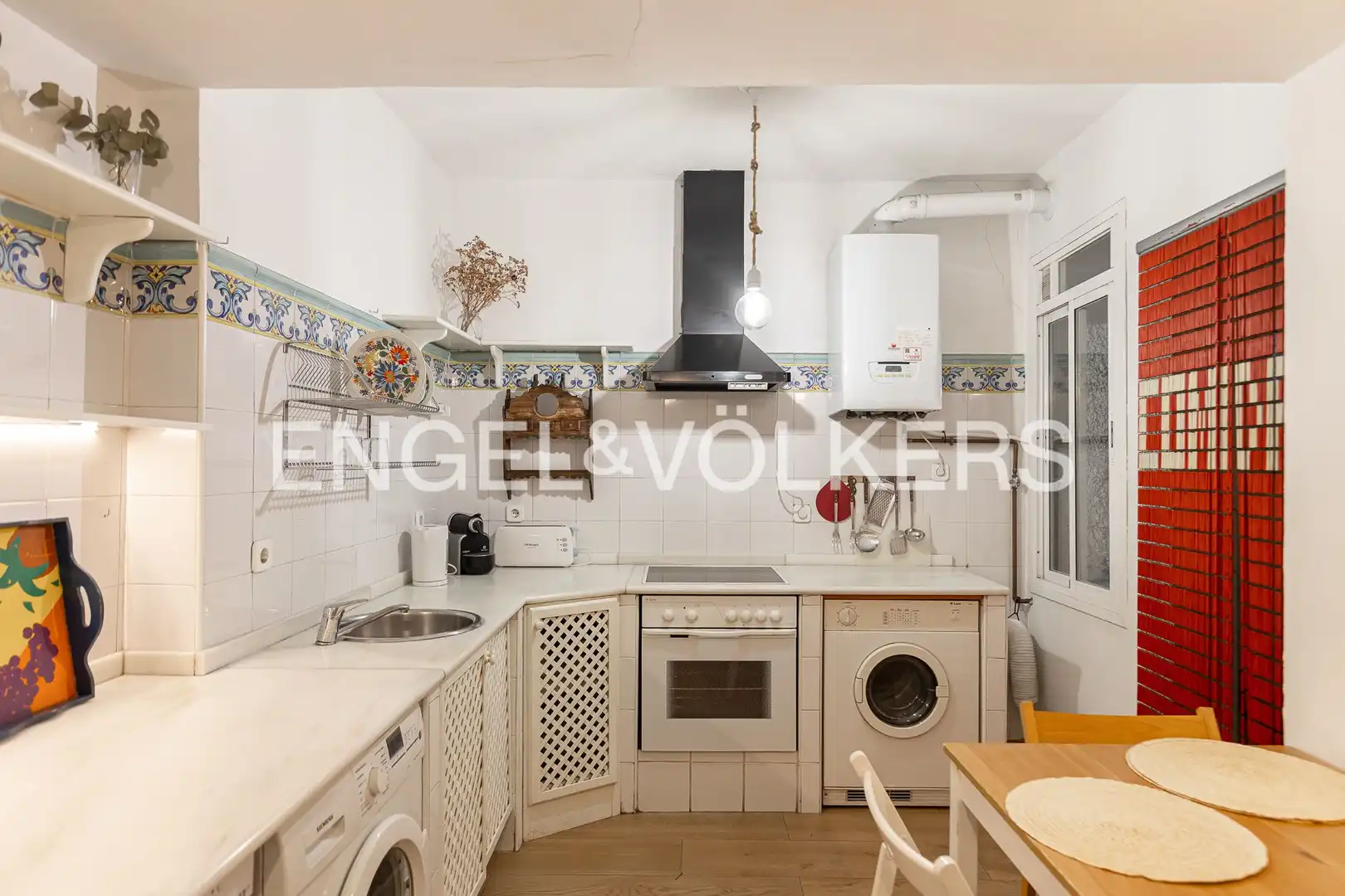 Küche von Wohnung zur Miete in Madrid mit Klimaanlage, Heizung und Abstellraum