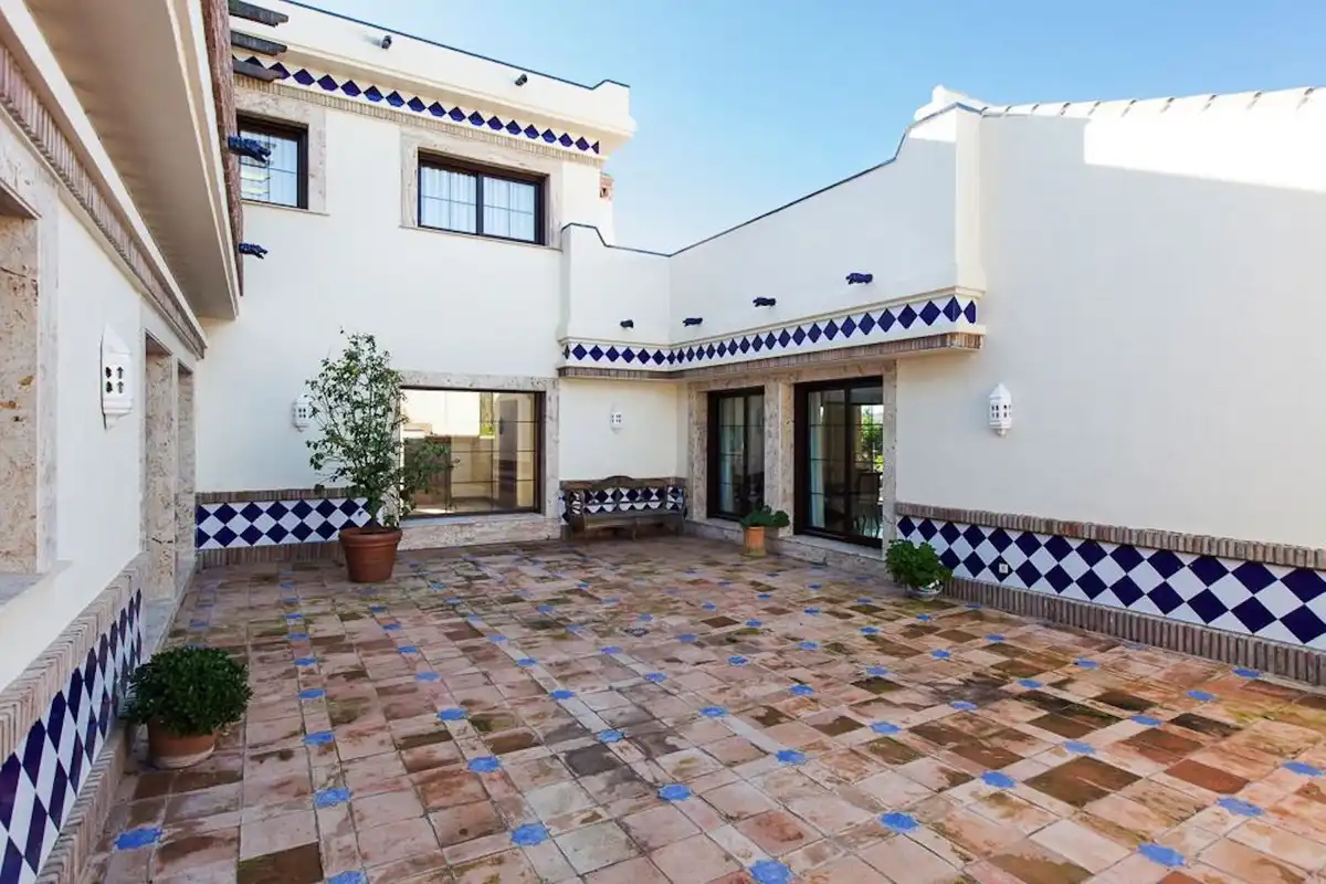 Terrace of Houses for rent in Mijas  with Air Conditioner, Private garden and Terrace