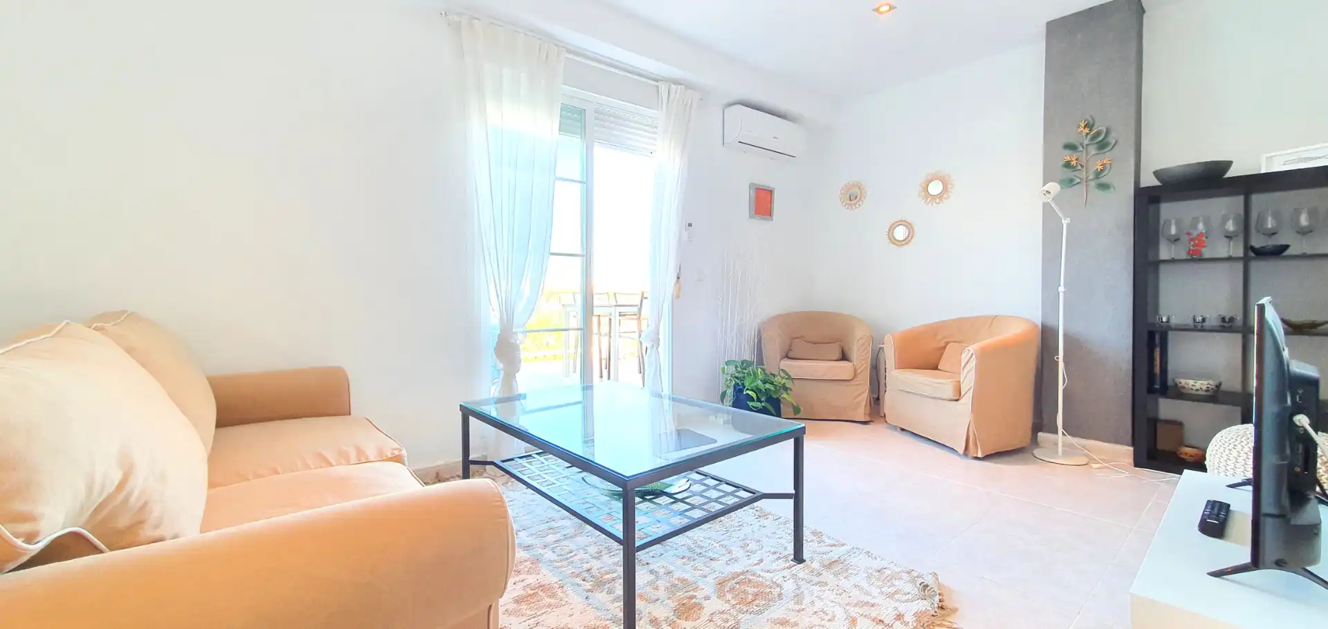 Living room of Apartments for rent in Dénia  with Air Conditioner, Heating and Terrace