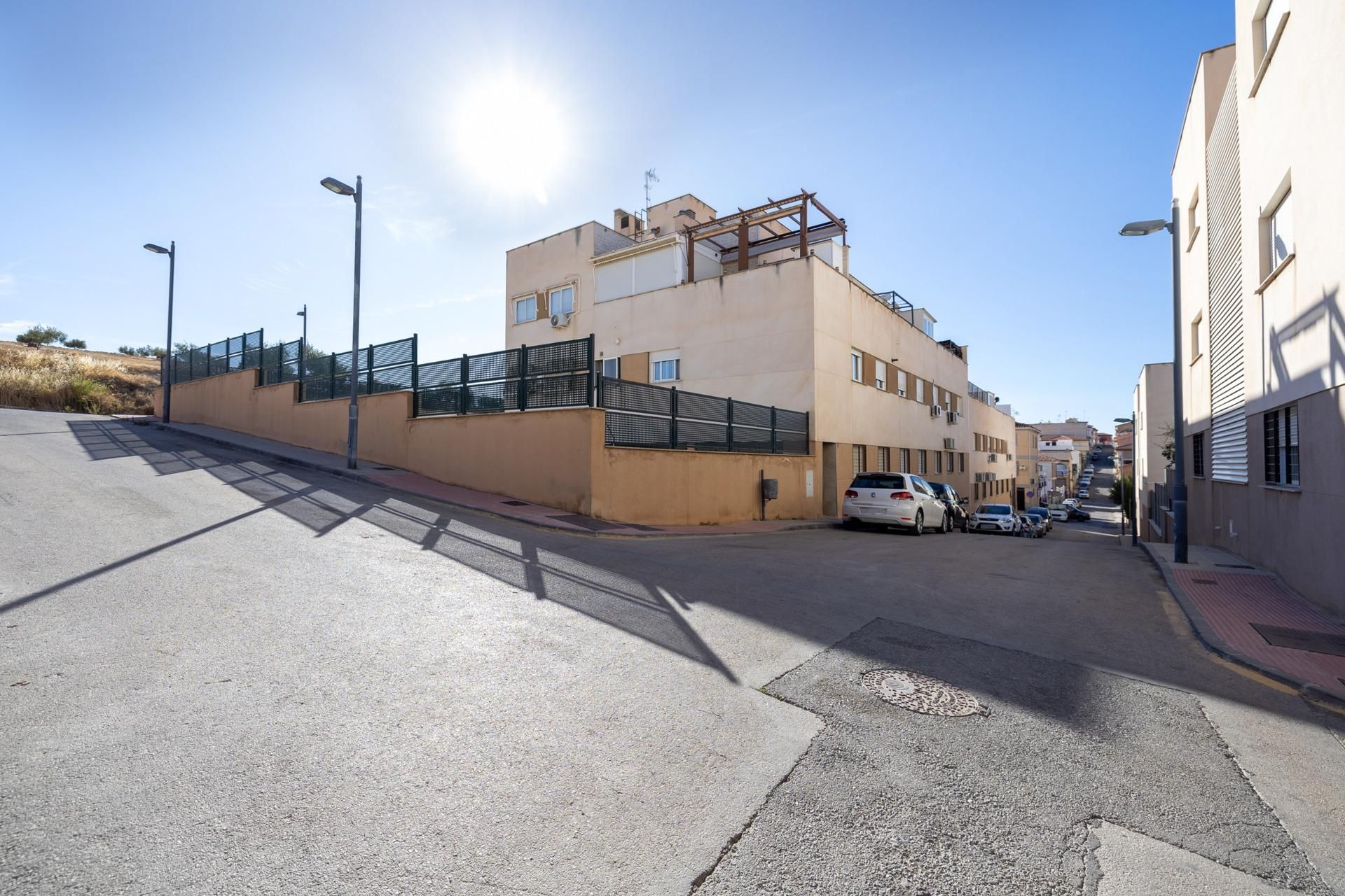 Exterior view of Flat for sale in Las Gabias  with Air Conditioner, Heating and Storage room