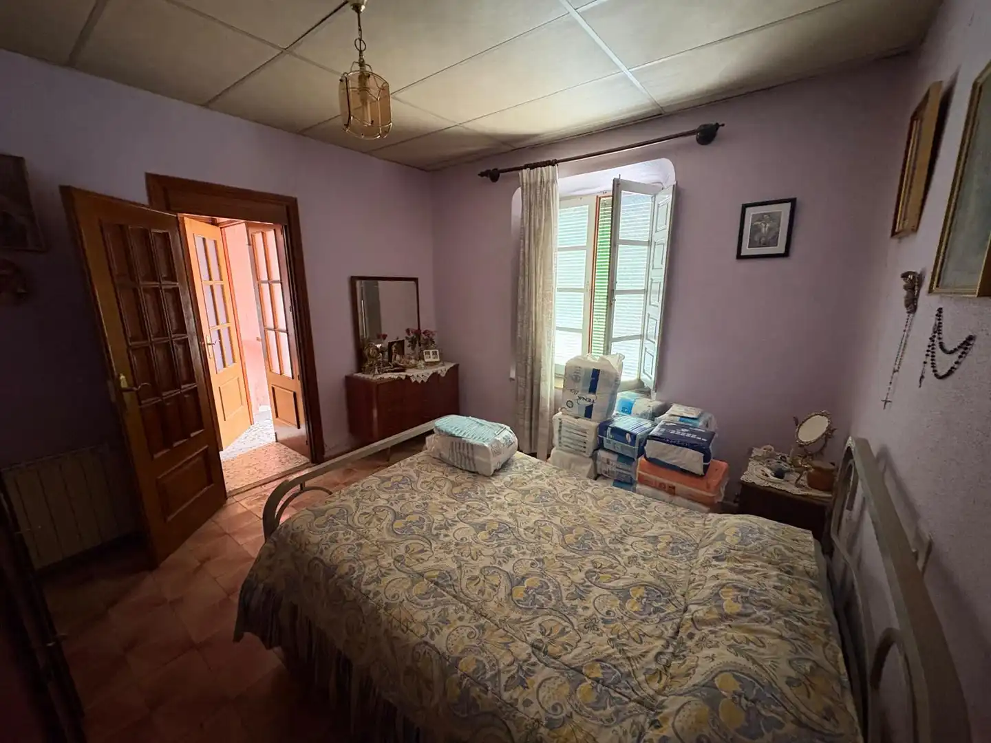 Habitación de Finca rústica en venta en Íscar con Calefacción, Jardín privado y Trastero