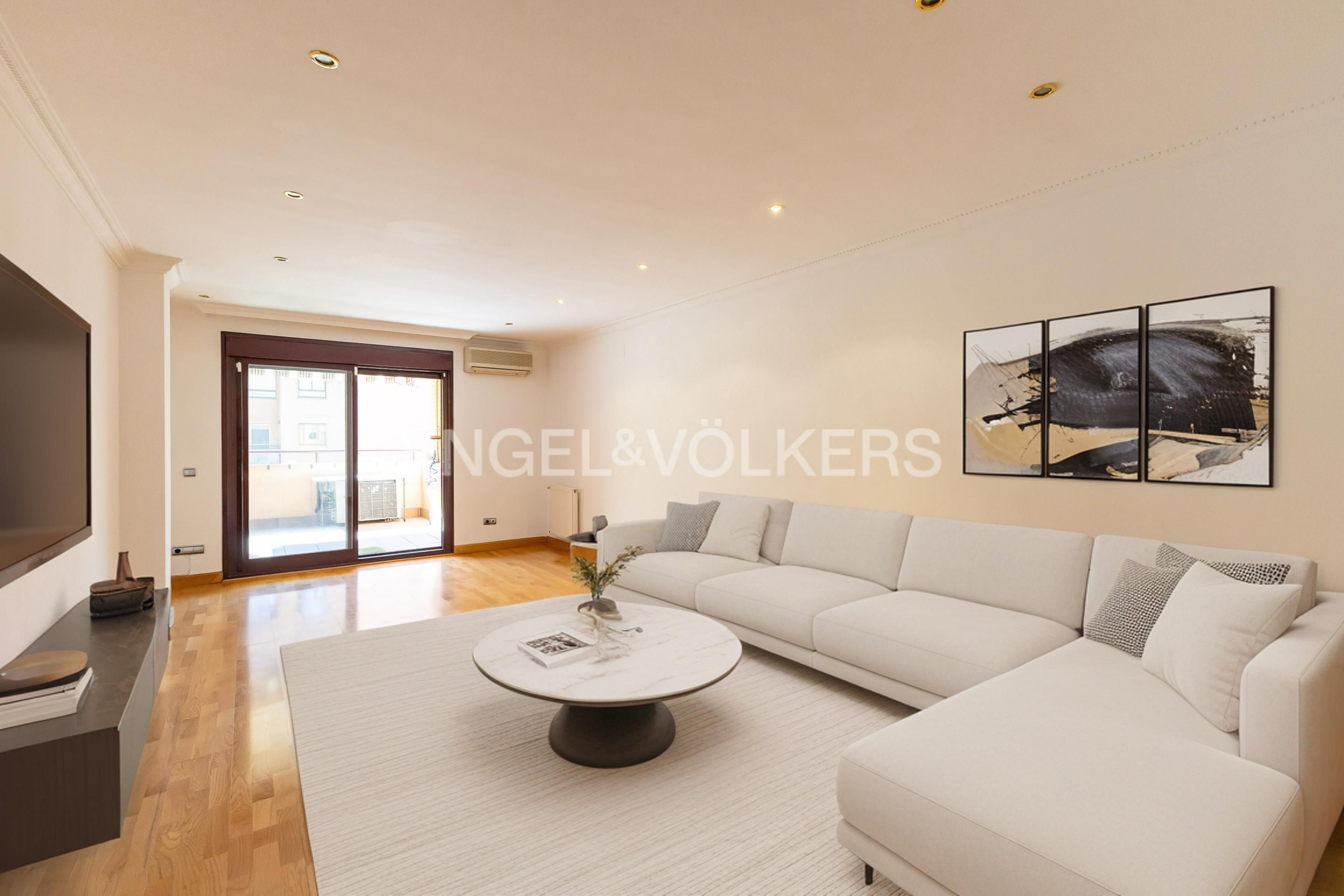 Sala d'estar de Apartament en venda en Alcobendas amb Aire condicionat, Calefacció i Parquet