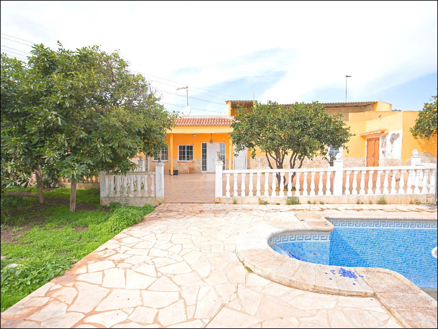 Piscina de Casa o xalet en venda en El Rosario amb Jardí privat, Terrassa i Piscina