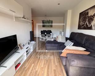 Living room of Flat for sale in Centelles  with Heating, Parquet flooring and Terrace