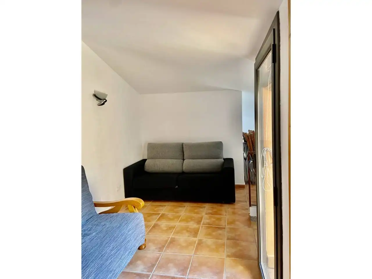 Sala d'estar de Dúplex en venda en Castellfollit de la Roca amb Calefacció, Terrassa i Moblat