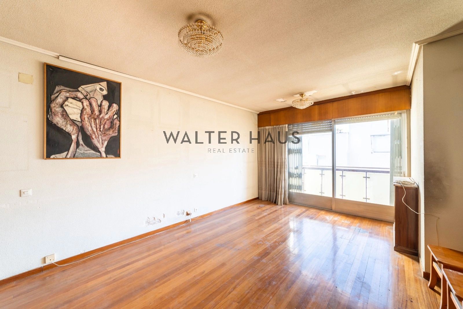 Living room of Flat for sale in  Madrid Capital  with Heating