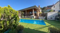 Piscina de Casa o xalet en venda en La Pobla de Claramunt amb Calefacció, Jardí privat i Parquet