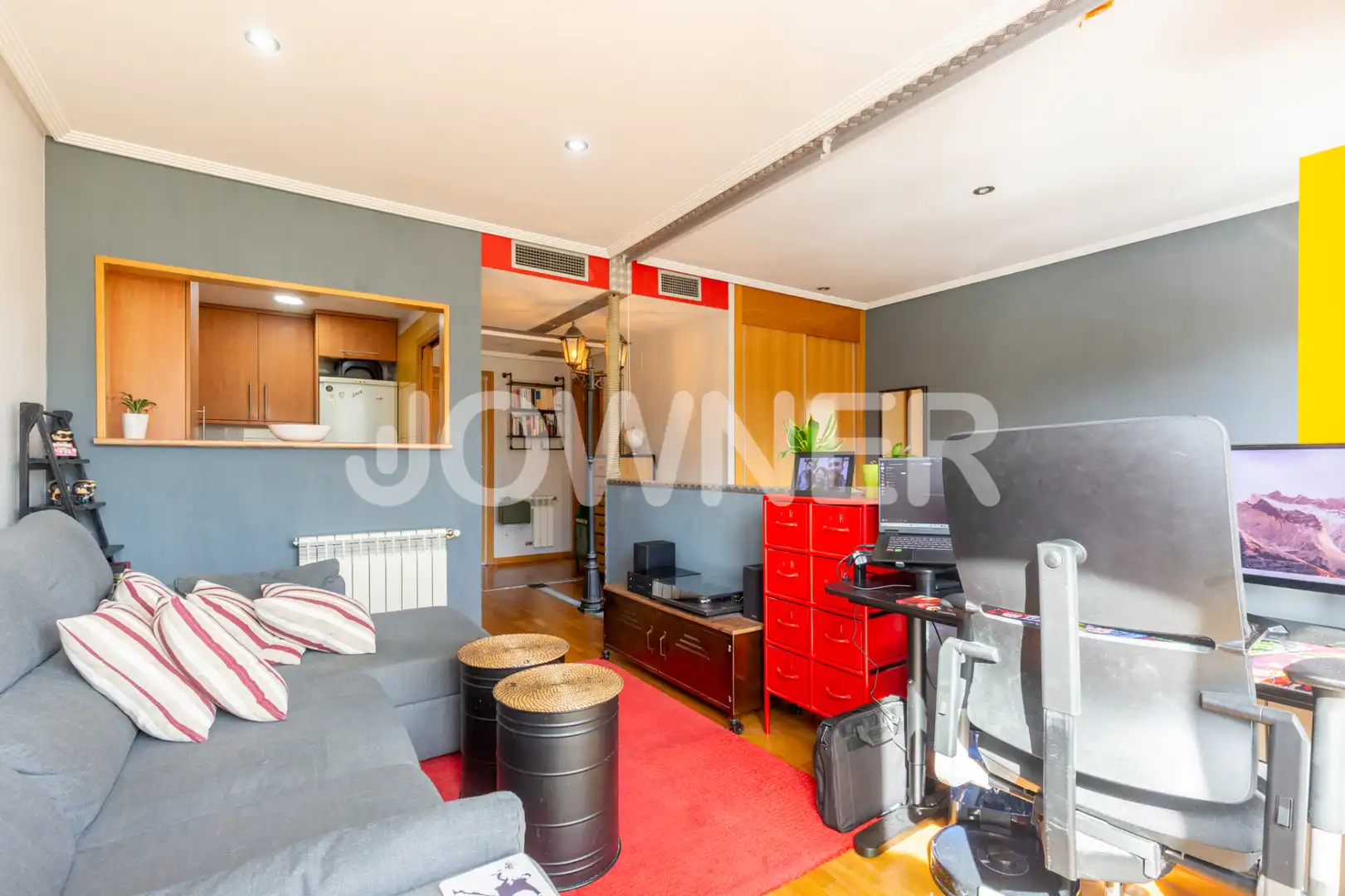 Sala de estar de Piso en venta en Madrid con Aire acondicionado, Amueblado y Horno