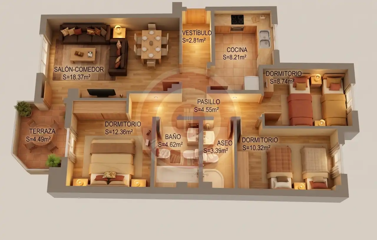 Flat with pool for sale in Urbanizacion Ensanche I 41C, imagen 35