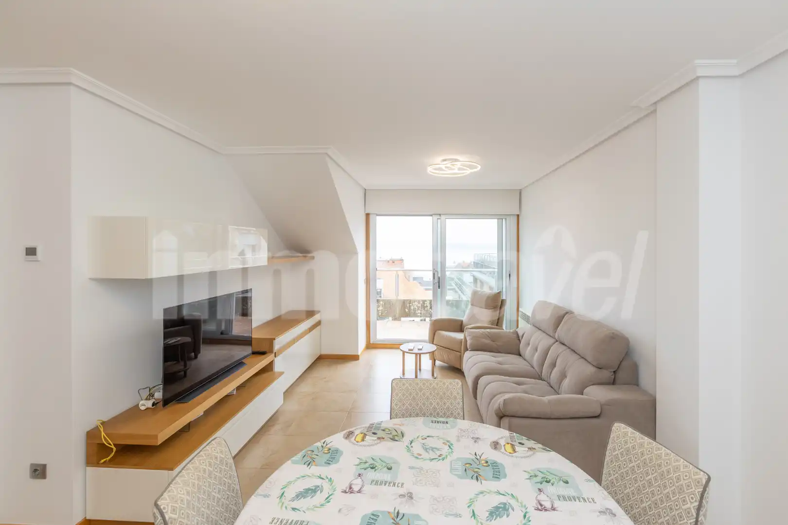 Living room of Attic for sale in Sanxenxo  with Air Conditioner, Heating and Terrace