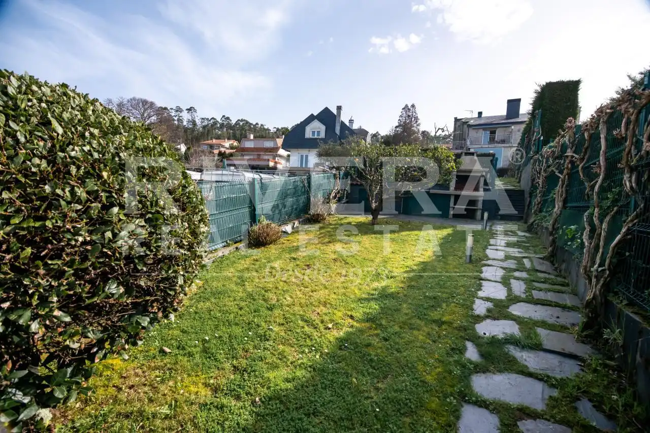 Garden of Detached homes for sale in Sanxenxo  with Heating, Private garden and Terrace