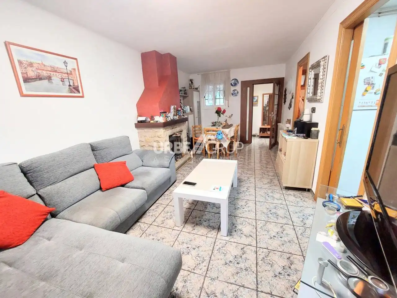 Sala de estar de Casa adosada en venta en Collbató con Calefacción y Jardín privado