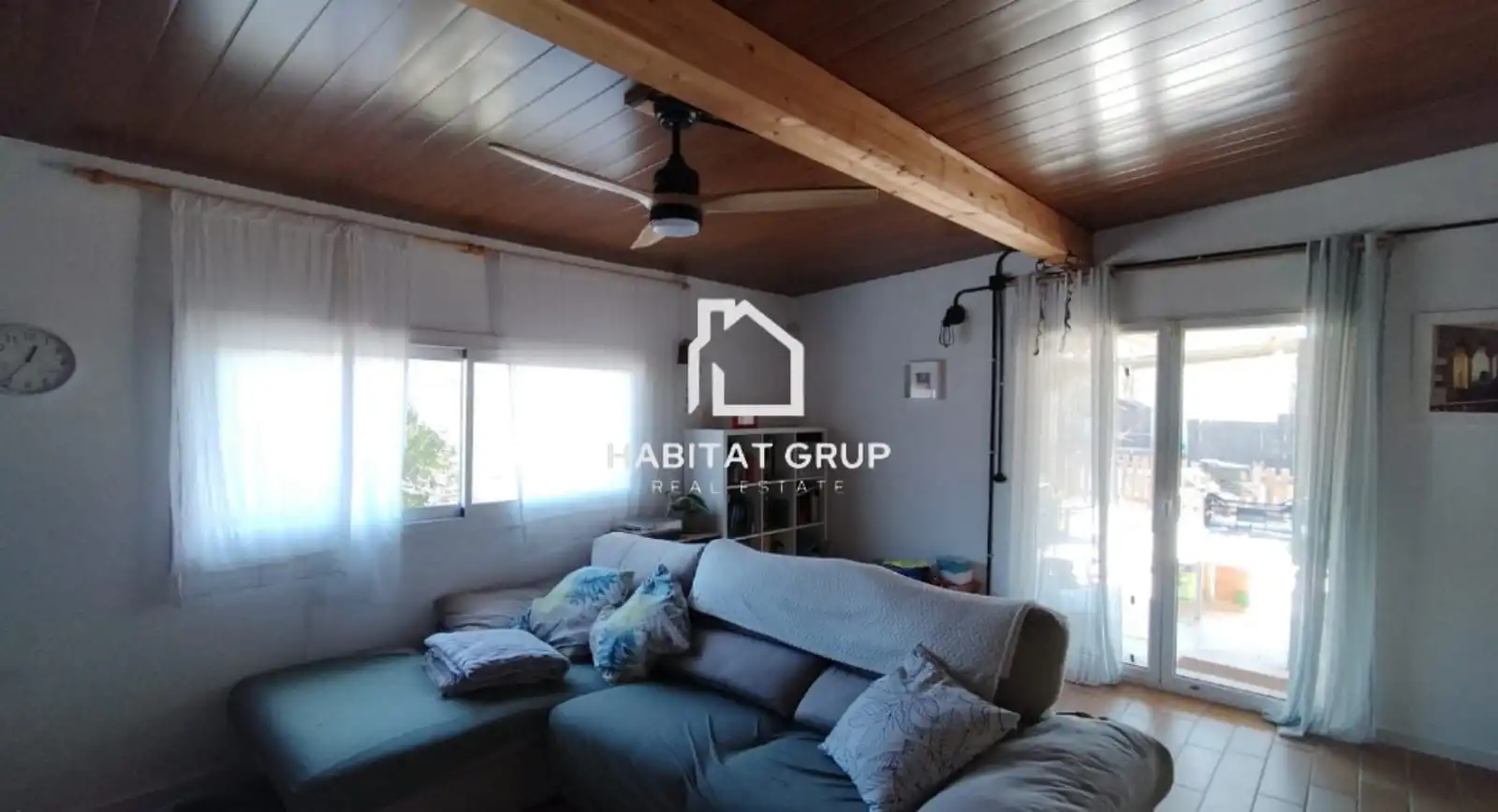 Sala de estar de Casa o chalet en venta en Sant Celoni con Aire acondicionado, Calefacción y Jardín privado
