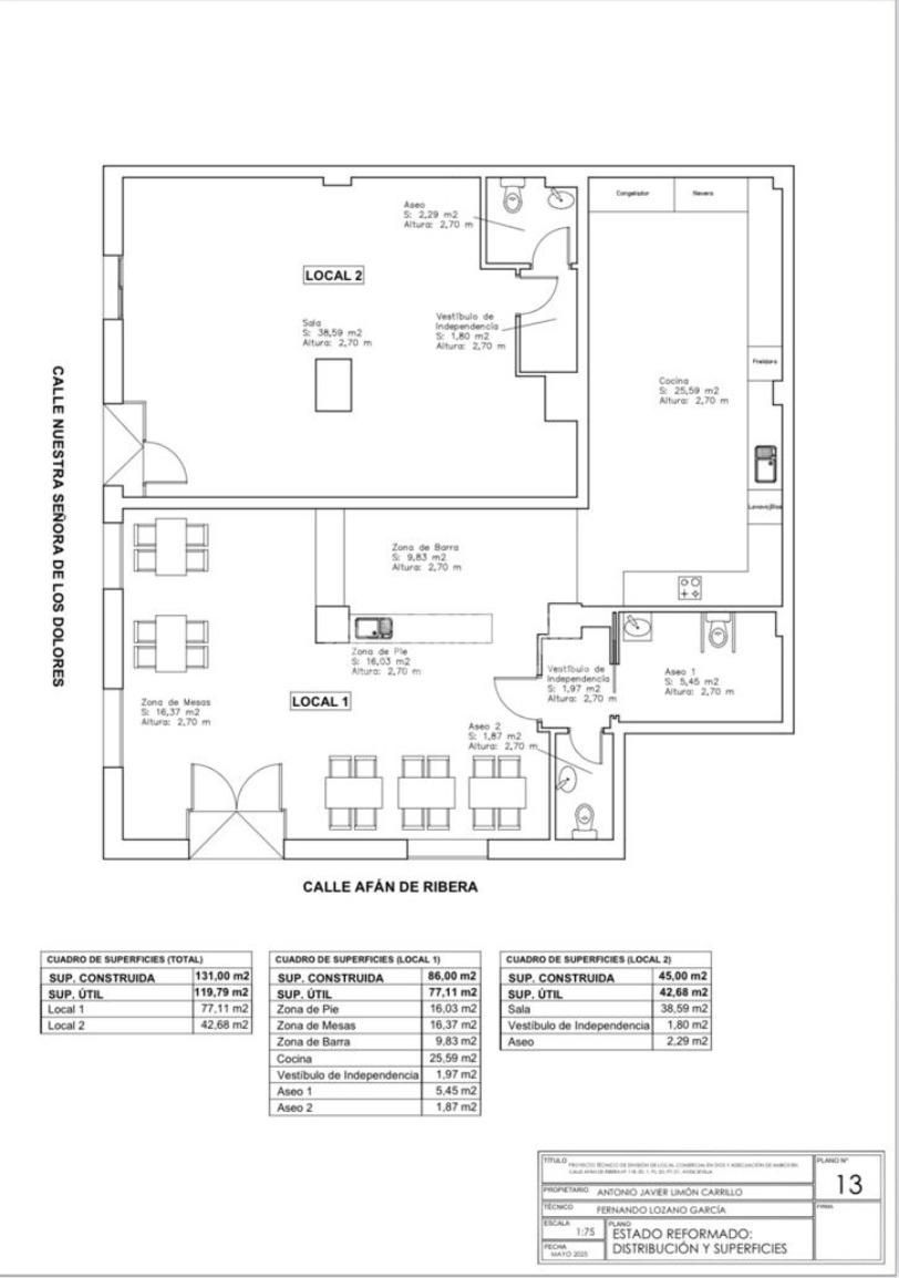 Premises to rent in  Sevilla Capital  with Air Conditioner