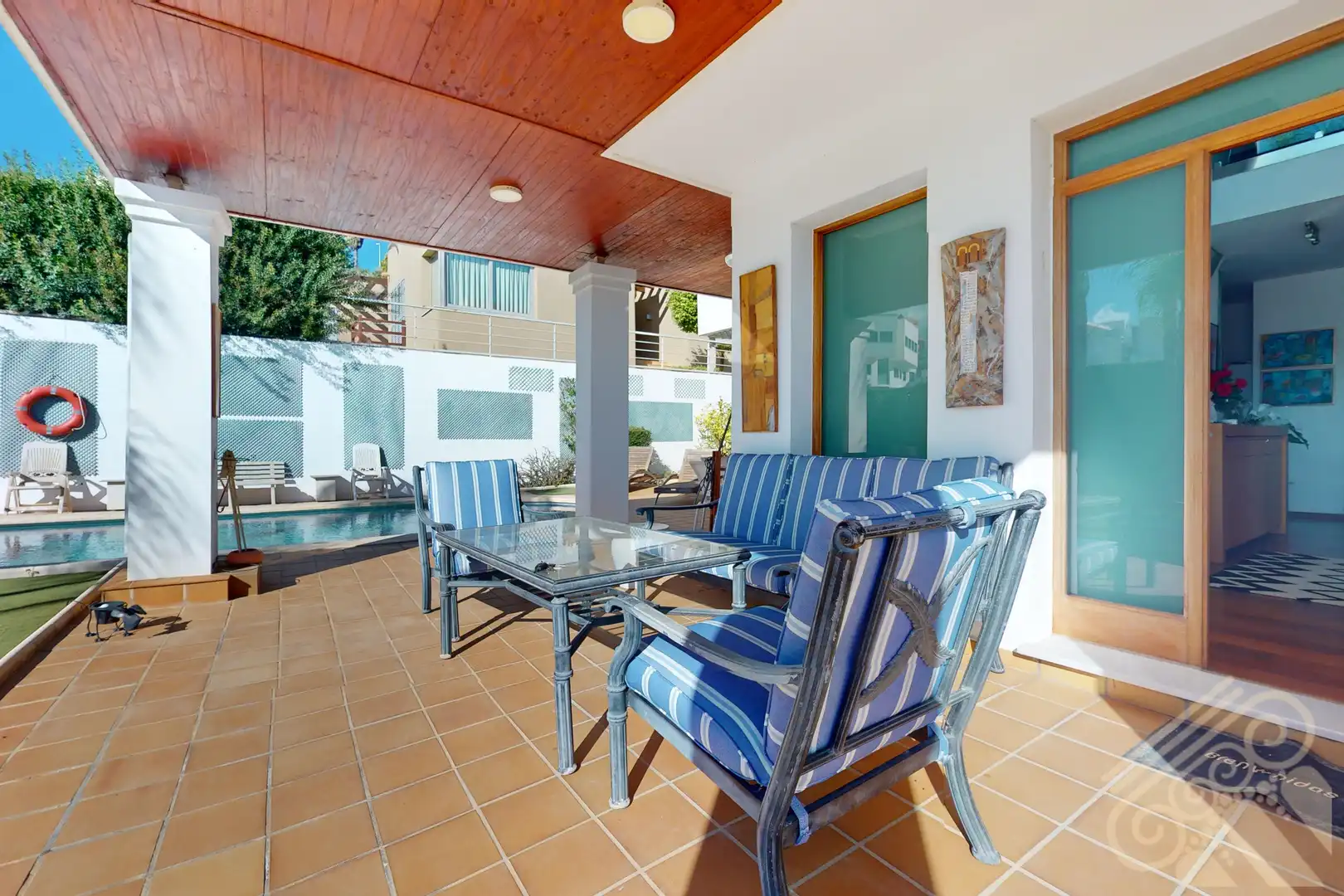 Terraza de Casa o chalet en venta en Mojácar con Aire acondicionado, Jardín privado y Parquet