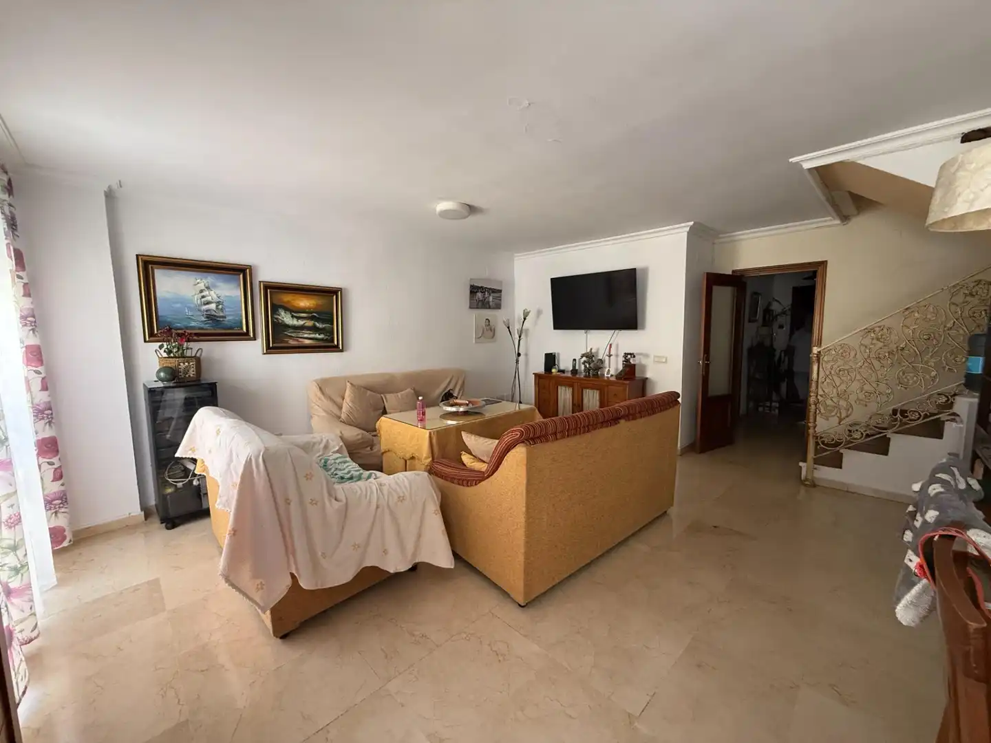 Sala de estar de Dúplex en venta en Huelva con Aire acondicionado y Calefacción