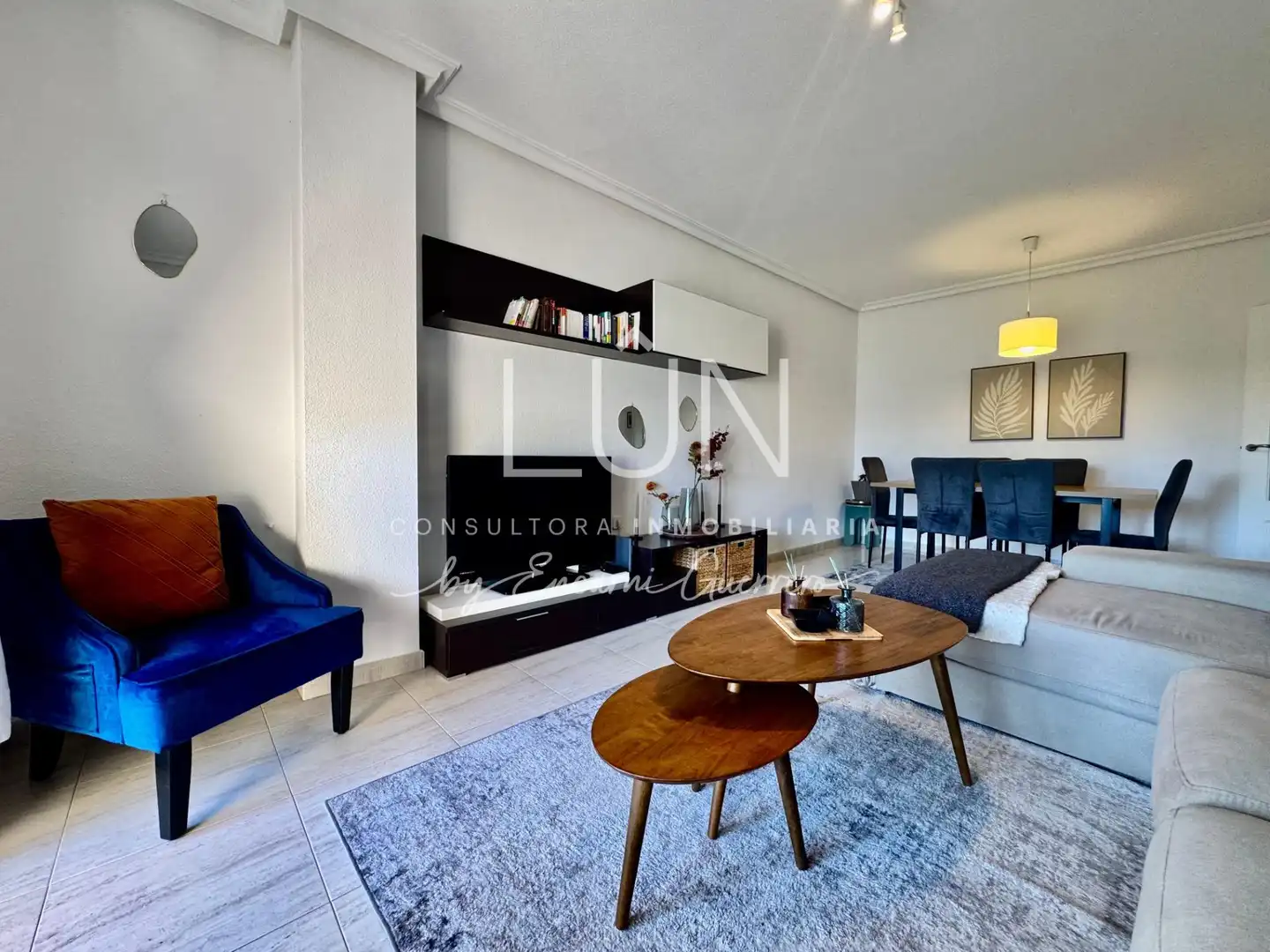 Sala de estar de Piso en venta en Molina de Segura con Aire acondicionado, Terraza y Piscina comunitaria