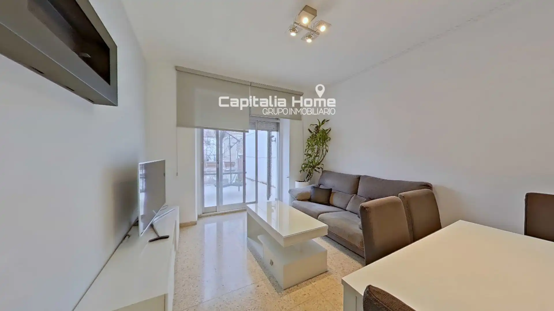 Sala de estar de Piso en venta en Alcoy / Alcoi con Terraza, Trastero y Amueblado