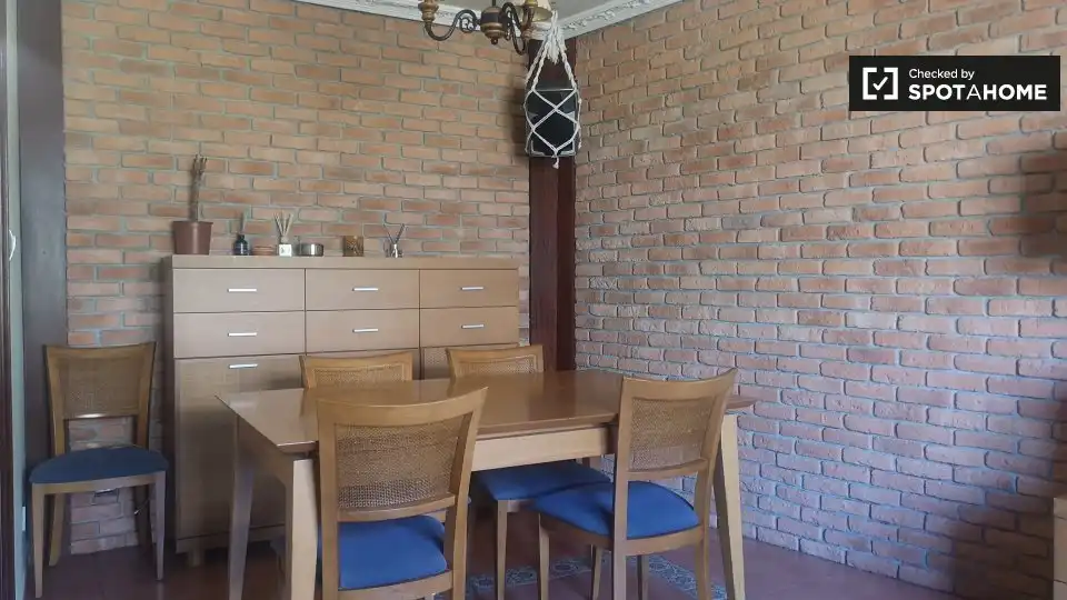 Comedor de Apartamento para compartir en Bilbao  con Aire acondicionado, Calefacción y Terraza