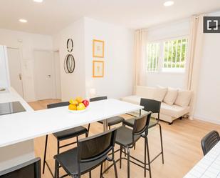 Dining room of Flat to rent in  Madrid Capital  with Air Conditioner and Balcony