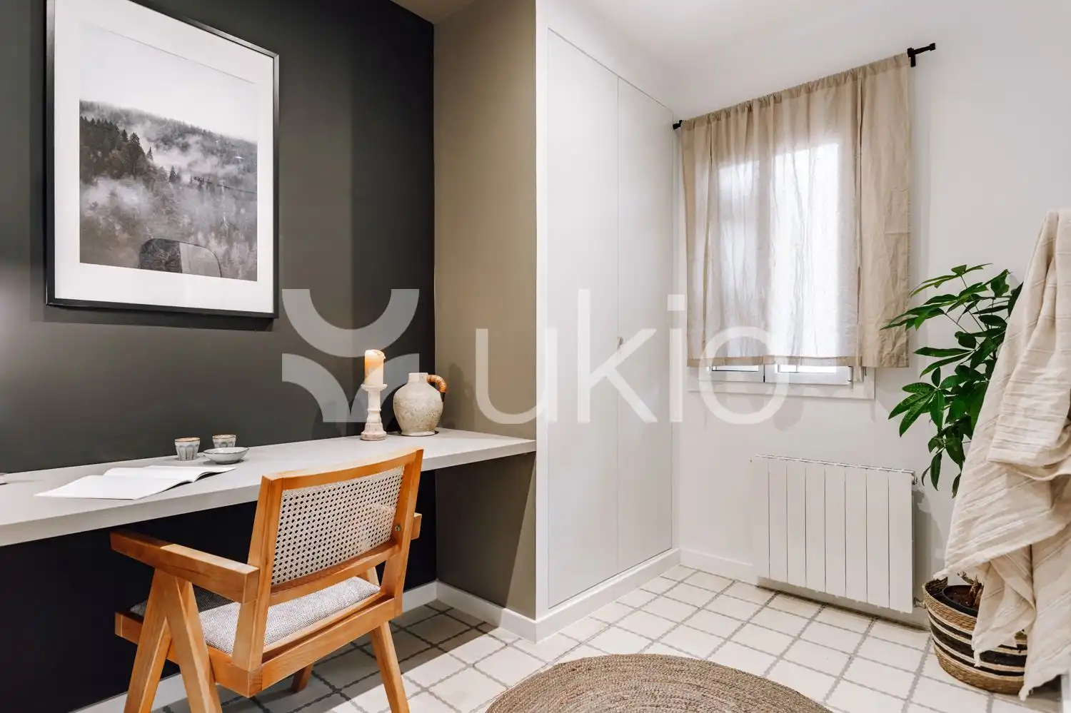 Habitación de Apartamento de alquiler en Barcelona con Aire acondicionado, Calefacción y Amueblado