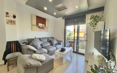 Living room of Flat for sale in Sant Pere de Riudebitlles  with Air Conditioner, Terrace and Balcony