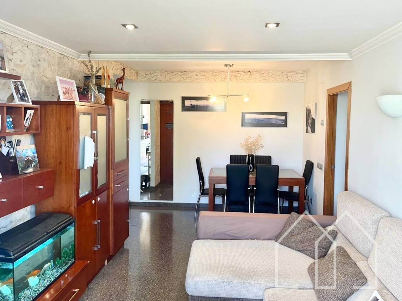 Sala de estar de Piso en venta en Girona Capital con Aire acondicionado