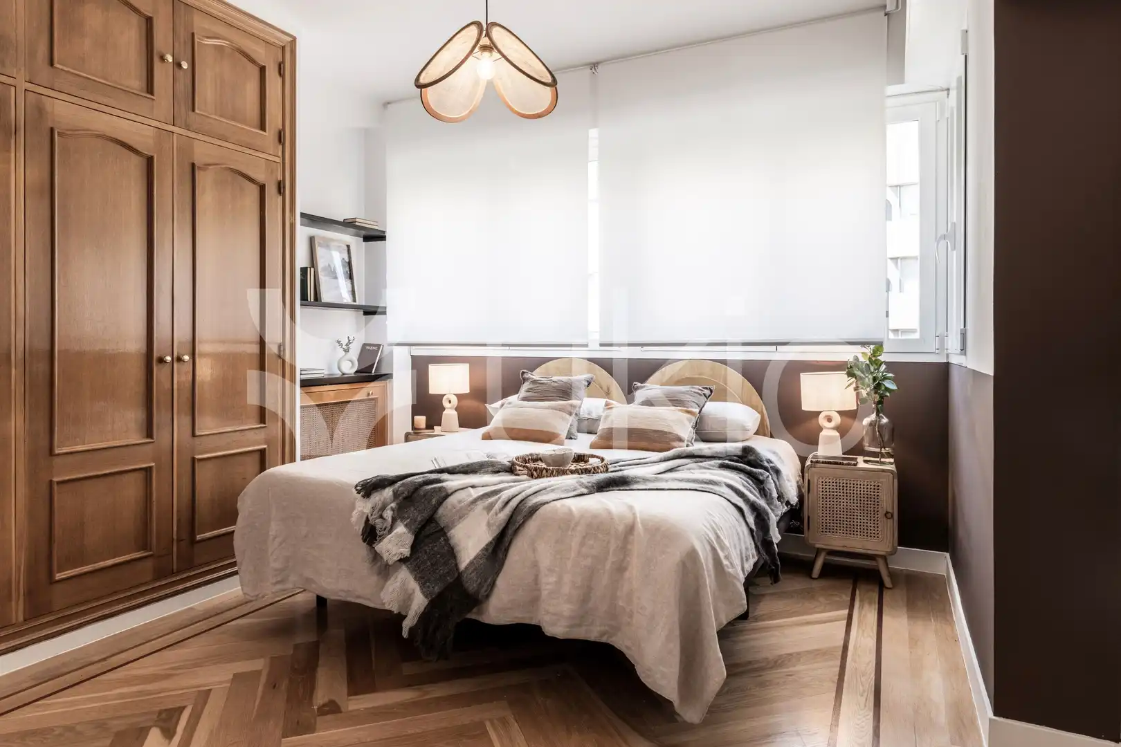 Habitación de Apartamento de alquiler en Madrid con Aire acondicionado, Calefacción y Amueblado