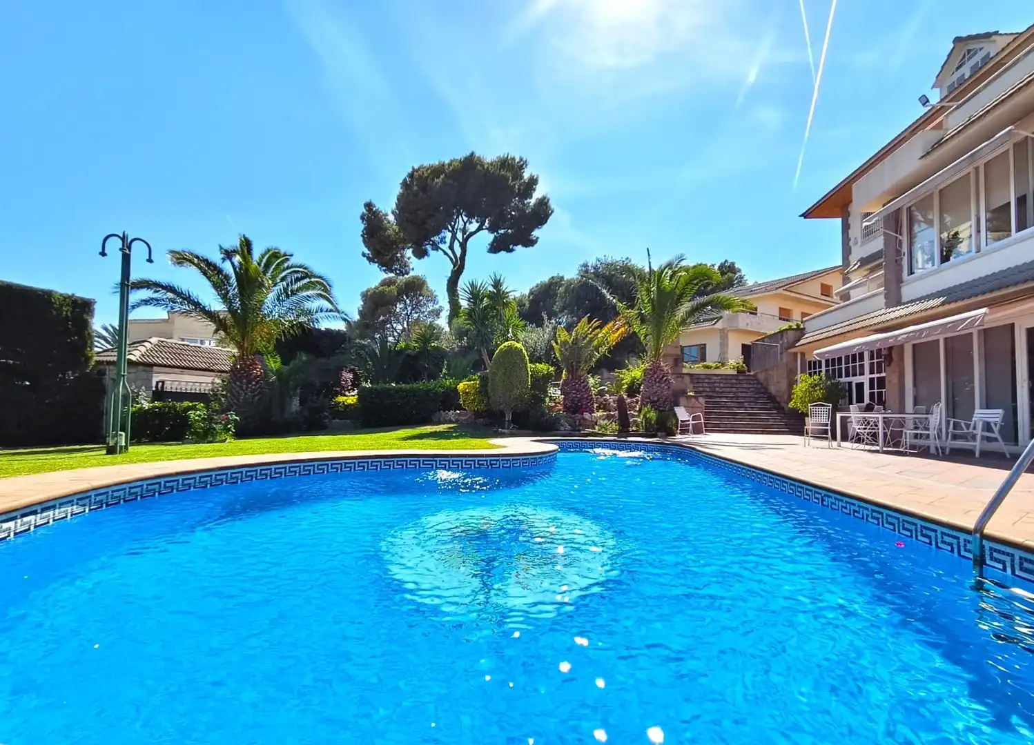 Swimming pool of Houses for sale in Castelldefels  with Heating, Private garden and Terrace
