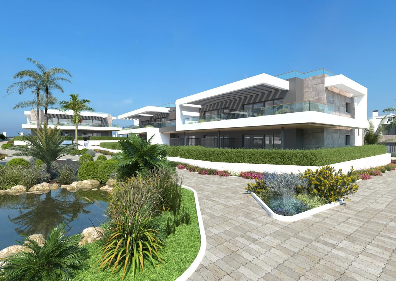 Vista exterior de Pis en venda en Torrevieja amb Aire condicionat, Terrassa i Piscina