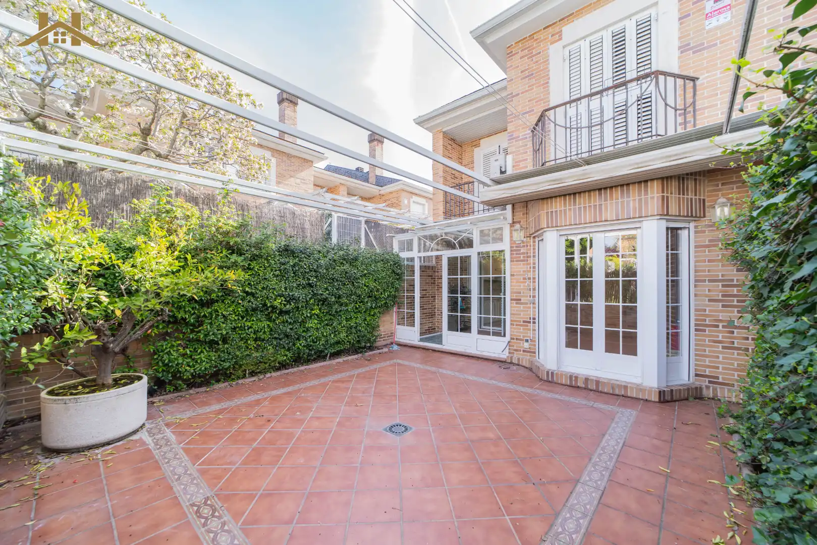 Terrace of Houses for rent in Boadilla del Monte  with Air Conditioner, Heating and Private garden