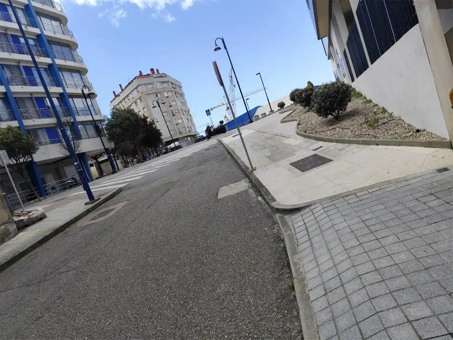 Vista exterior de Garaje de alquiler en Vigo 
