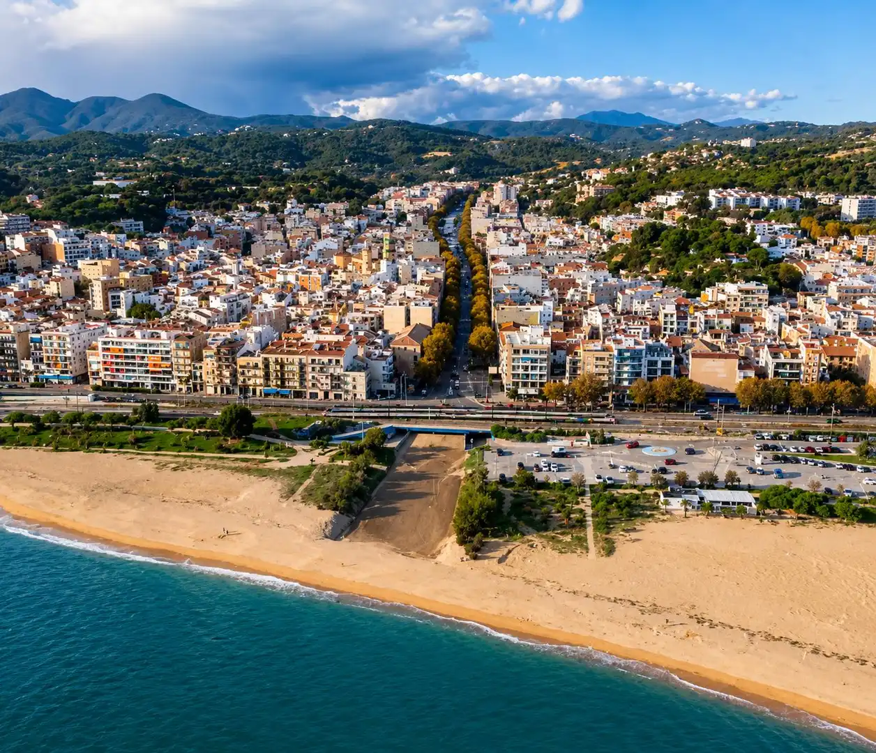 Exterior view of Flat for sale in Arenys de Mar  with Air Conditioner, Terrace and Storage room