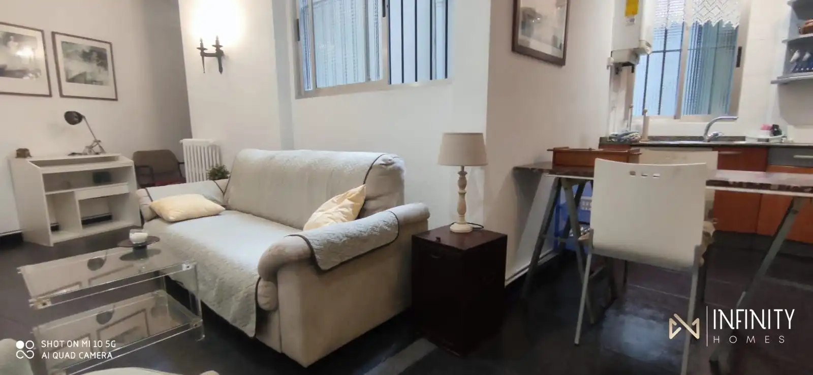Sala de estar de Piso de alquiler en Bilbao  con Calefacción