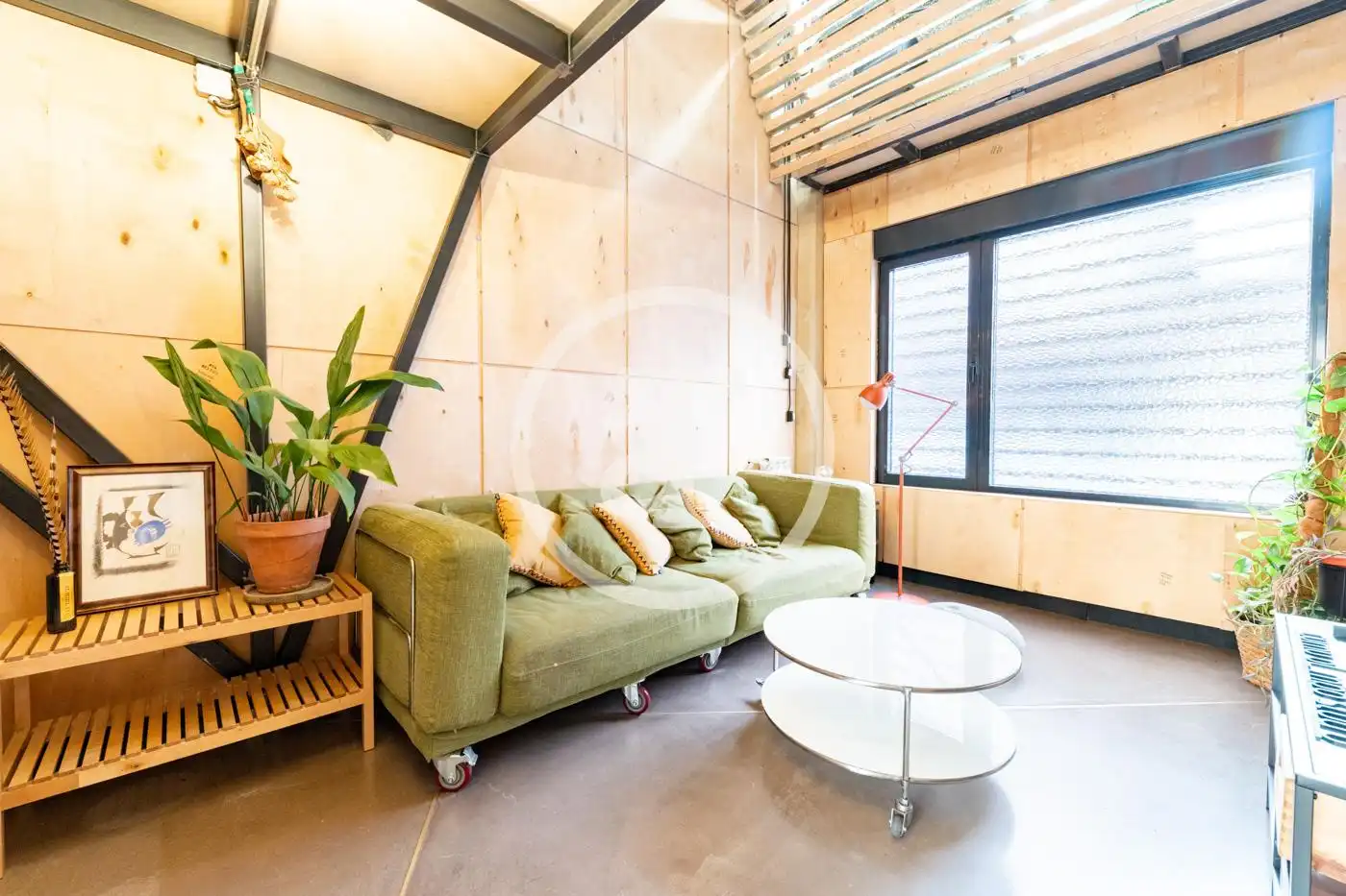 Sala de estar de Dúplex de alquiler en Madrid con Calefacción, Amueblado y Horno