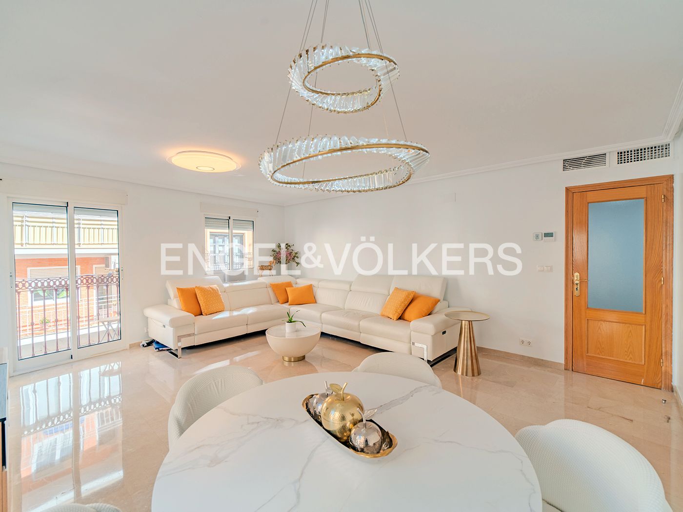 Sala de estar de Piso en venta en Alicante / Alacant con Aire acondicionado, Calefacción y Balcón