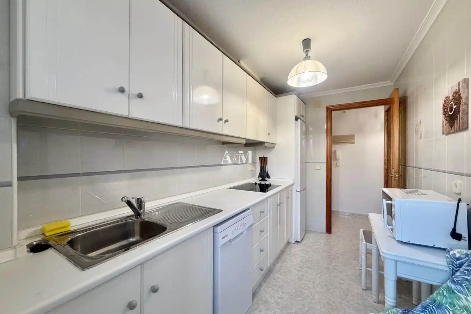 Küche von Wohnung zur Miete in Guardamar del Segura mit Klimaanlage, Heizung und Terrasse