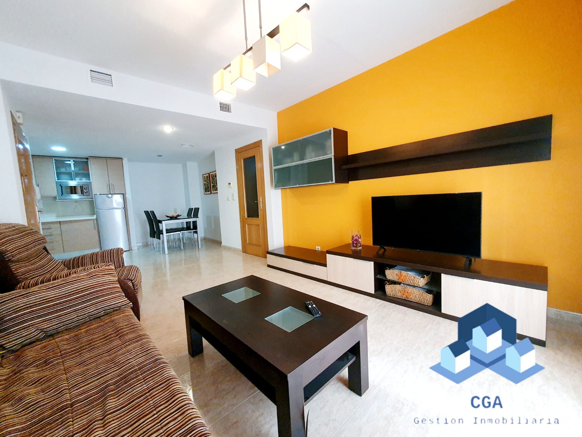 Sala d'estar de Apartament en venda en Lorca amb Aire condicionat i Moblat