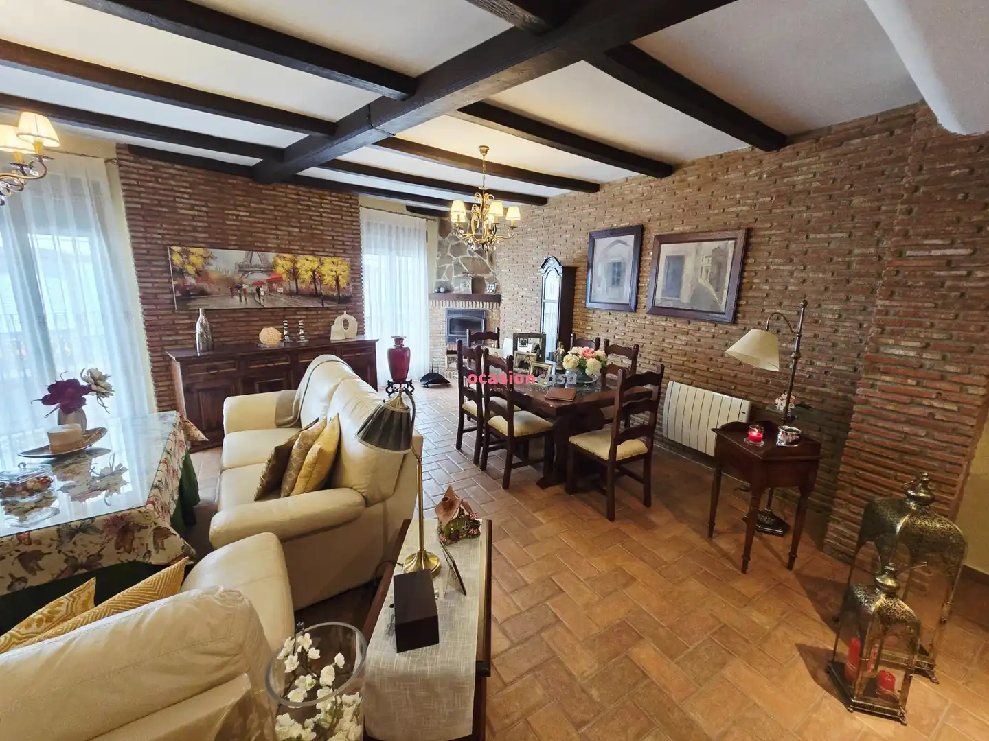Sala de estar de Piso en venta en Pozoblanco con Aire acondicionado, Calefacción y Amueblado