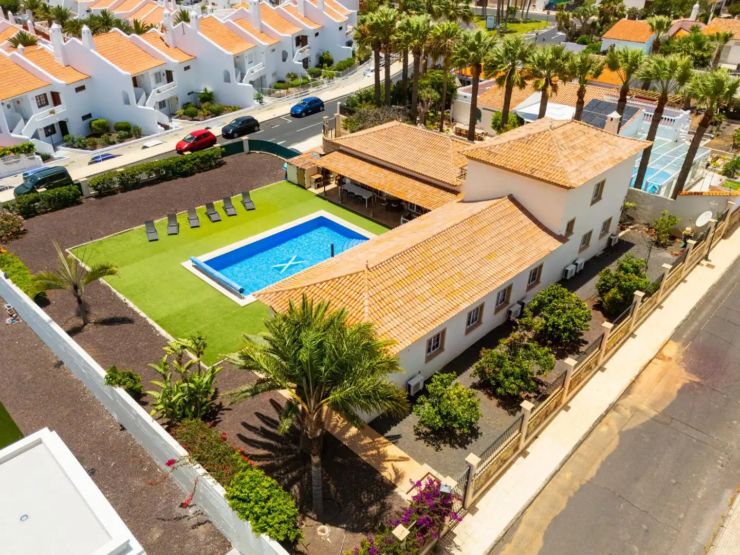 Swimming pool of Houses for sale in San Miguel de Abona  with Air Conditioner, Private garden and Terrace