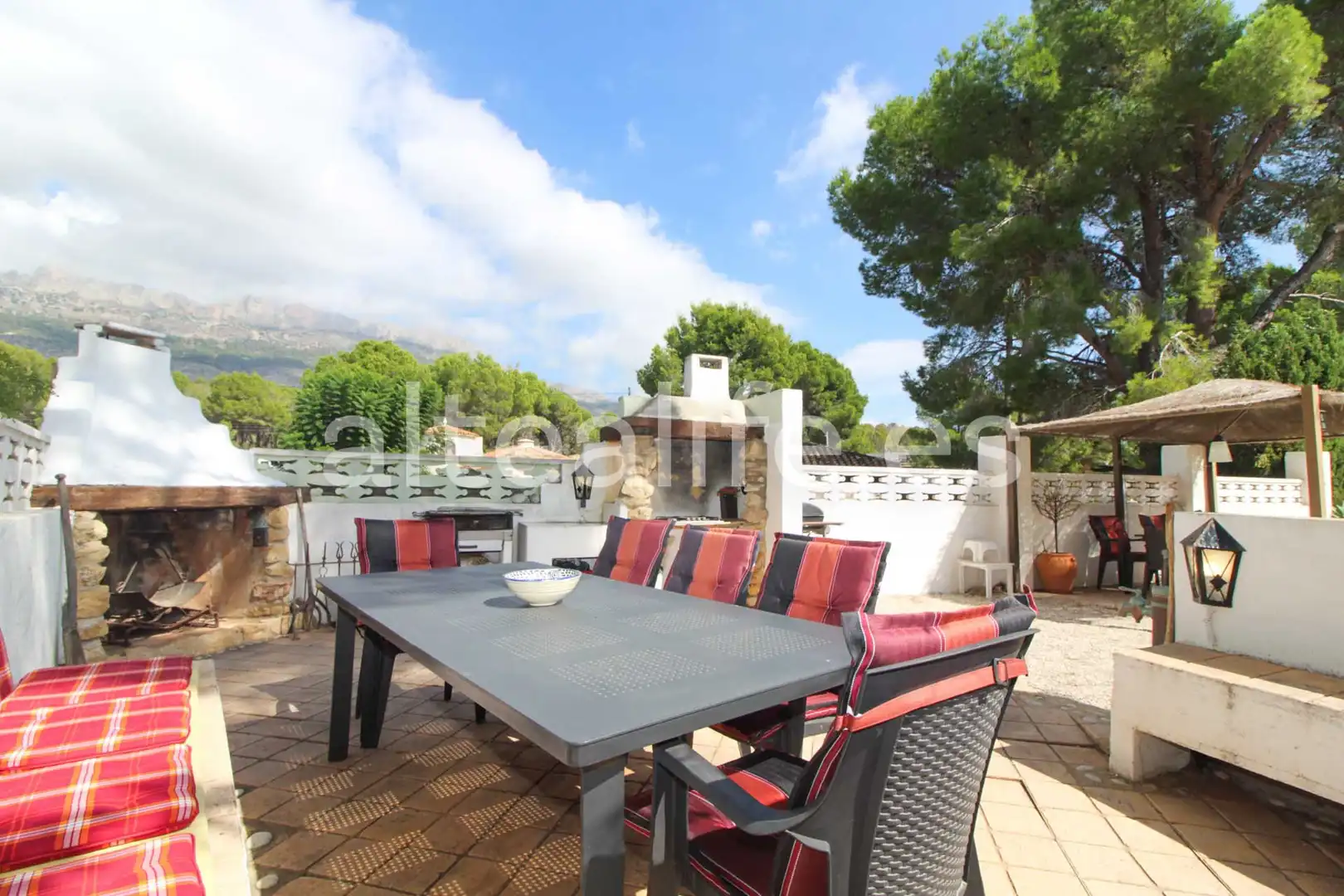Terrassa de Casa o xalet en venda en Altea amb Aire condicionat, Jardí privat i Terrassa