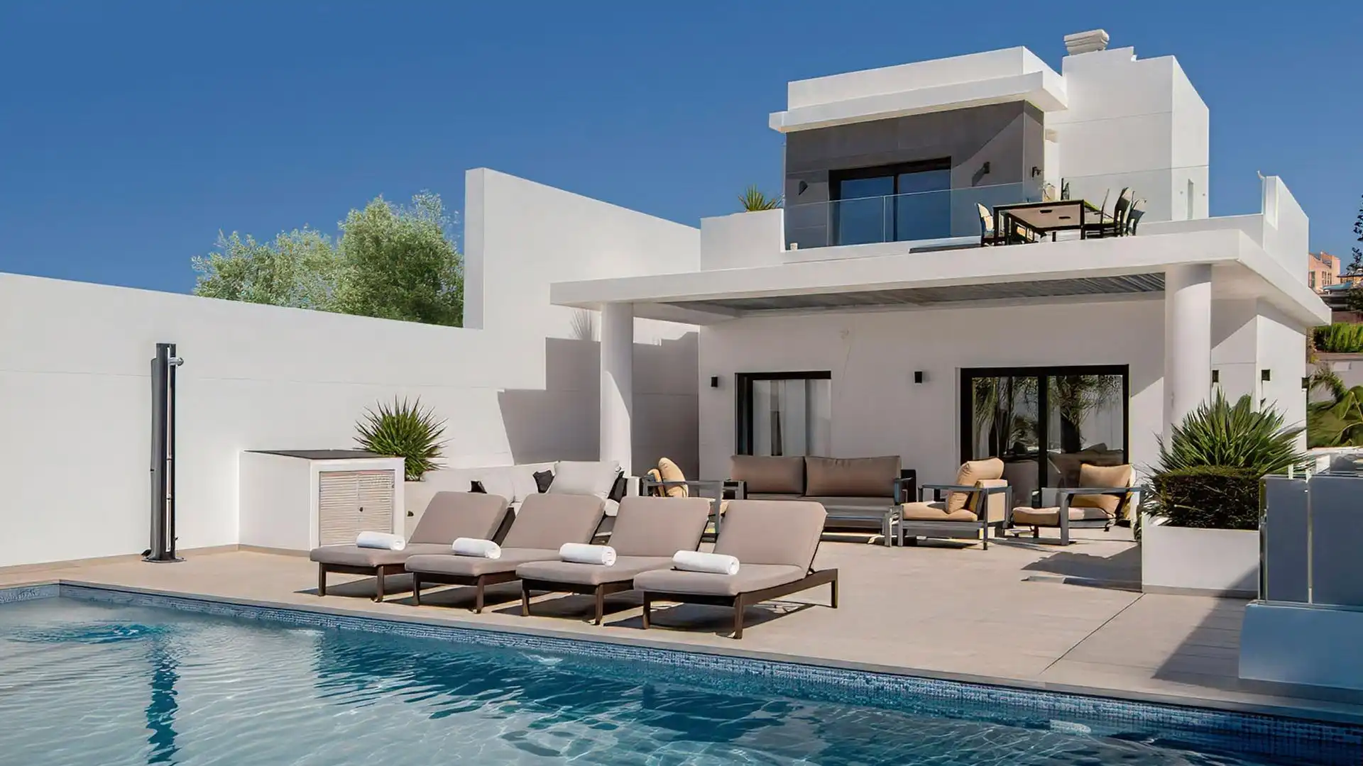 Terrassa de Casa o xalet en venda en Rojales amb Aire condicionat, Jardí privat i Terrassa